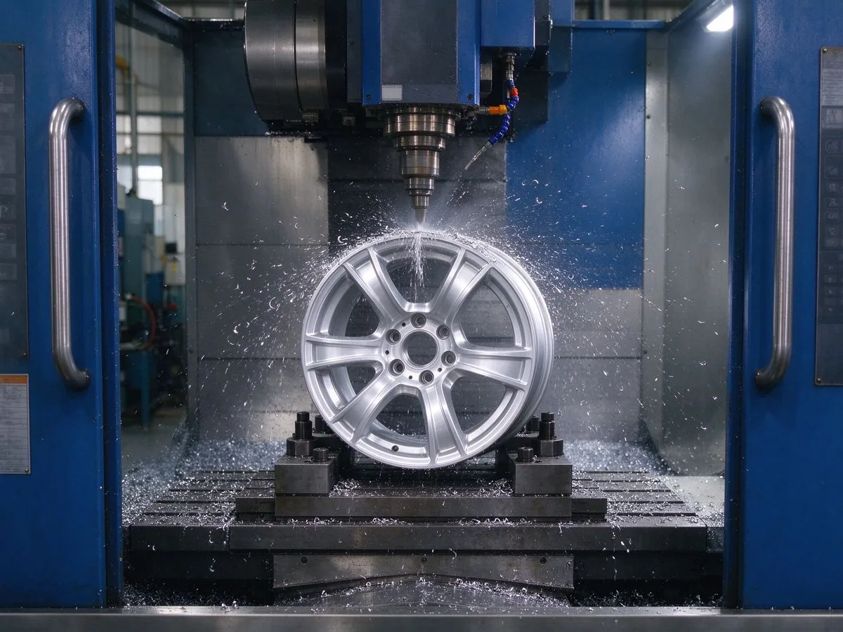 Xinchida factory CNC machining of wheel blank